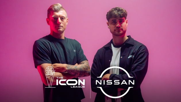 Nissan wird Partner der neu gegrndeten Icon League, der neuen Fuball-Kleinfeldliga Toni Kroos (links) und Streamer Elias "Eli" Nerlich (rechts) - Quelle: Nissan